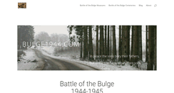 Desktop Screenshot of bulge1944.com